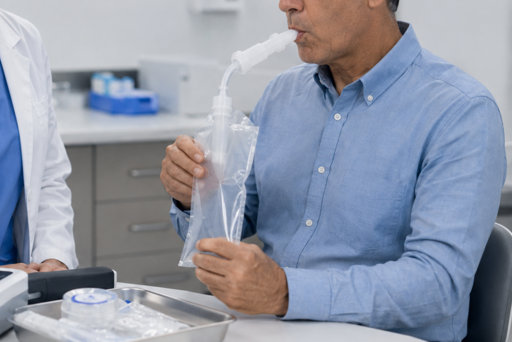 Pruebas de aliento Helicobacter Pylori